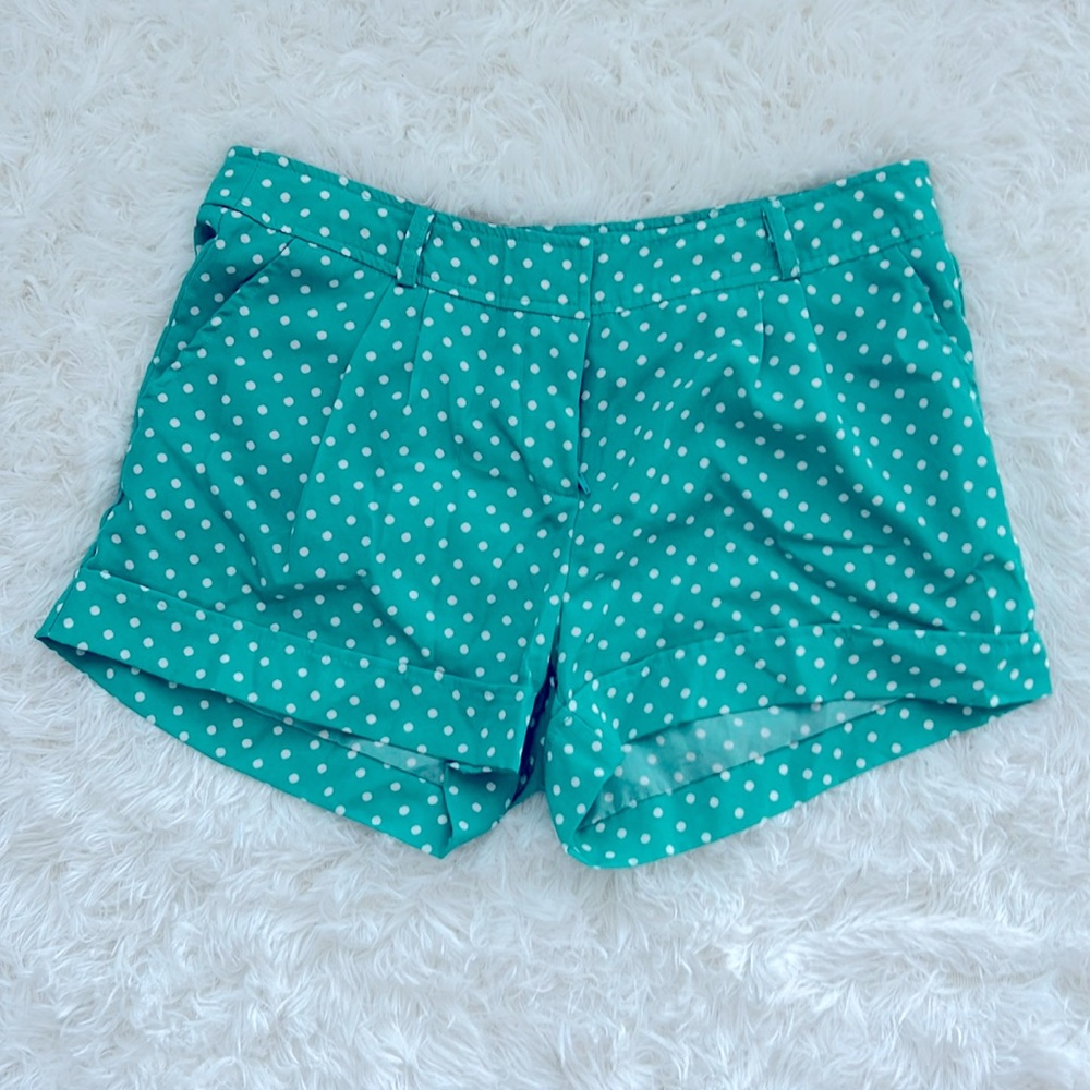 Green Polka Dot Shorts